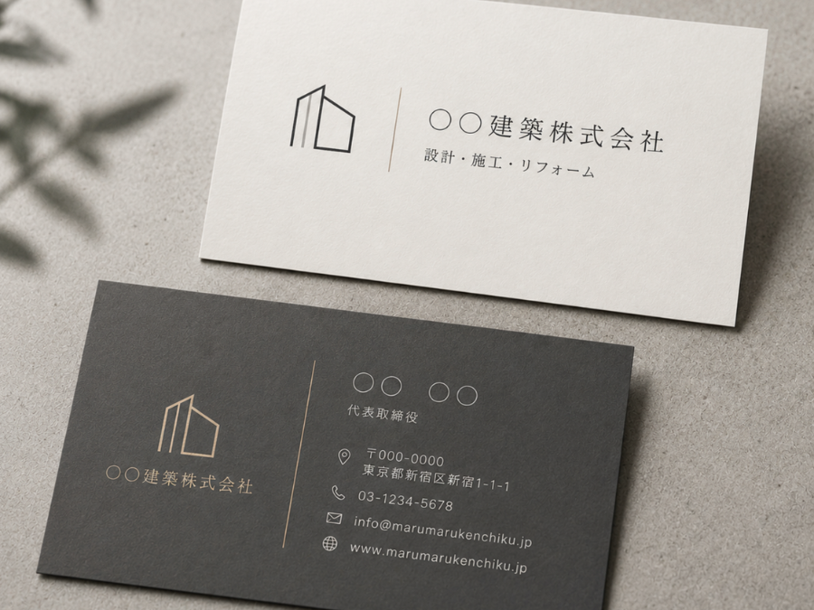 名刺作成のイメージ